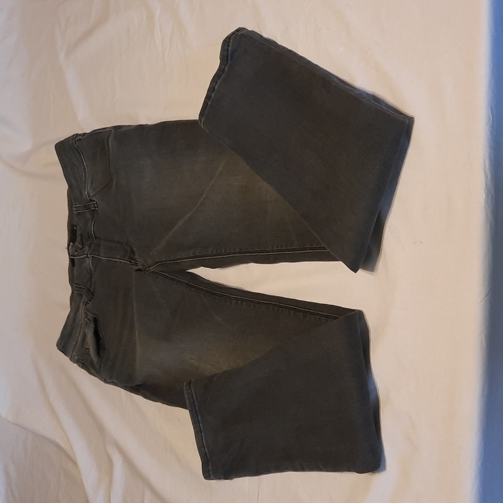 Hudson Collin Skinny jeans size 27 distressed grey blue, 8 in rise, inseam 32